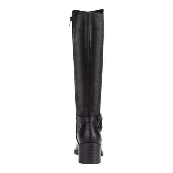 Style & Co Women's Uticaa Belt Heel Riding Boots Black Size 10 - Picture 4 of 5